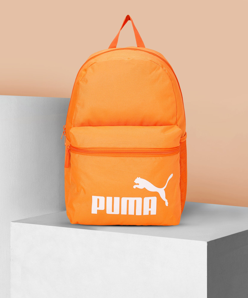 Puma orange backpack clearance