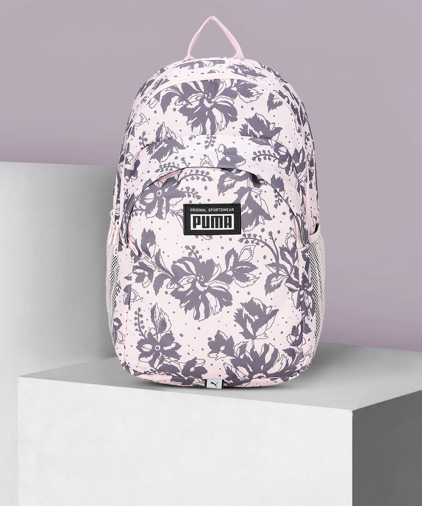 PUMA Academy Backpack 25 L Laptop Backpack Pearl Pink FLOWER AOP Price in India Flipkart