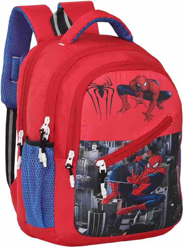 SPORT COLLECTION Spider Man School Bag Chhota Bachchon Ke Bag Tiffin Lunch Bag Pack 2 Daily Us 25 L Backpack Red Price in India Flipkart