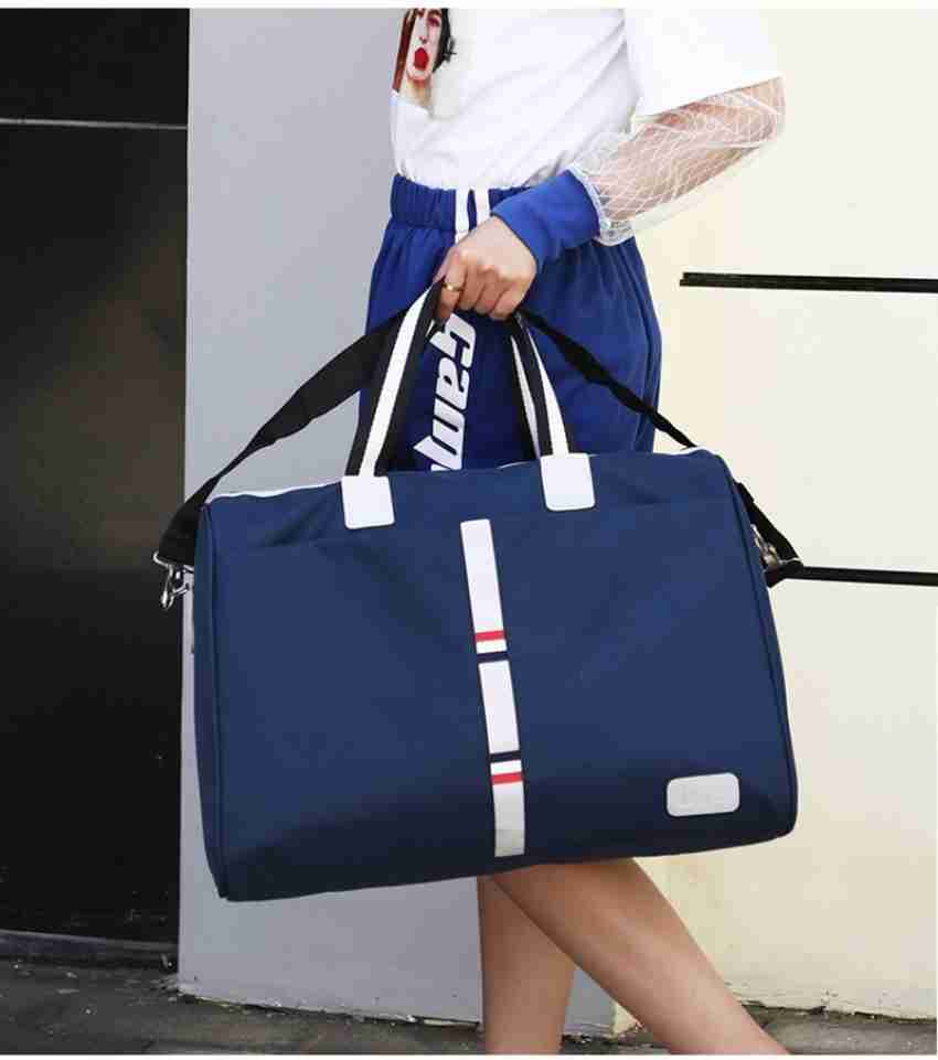 QBLYN Large Capacity Women Travel Bag Waterproof Stripe 1 L