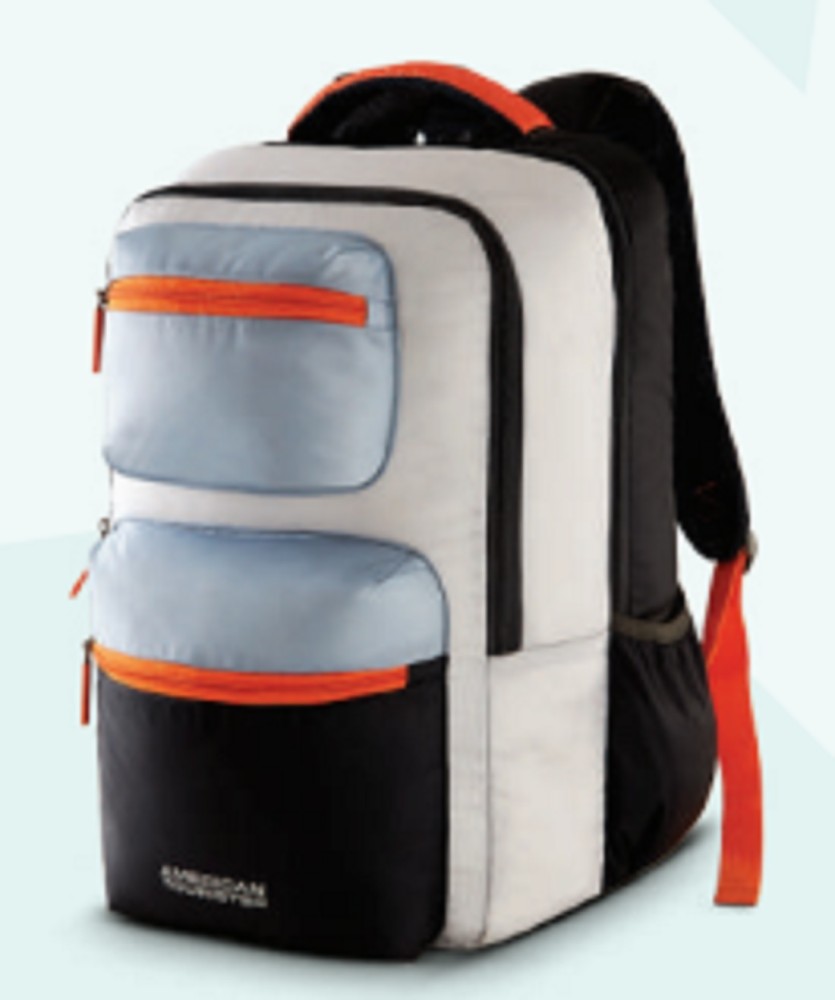 AMERICAN TOURISTER Sigma 2.0 Unisex Laptop Backpack White Black 25 L Backpack White Price in India Flipkart