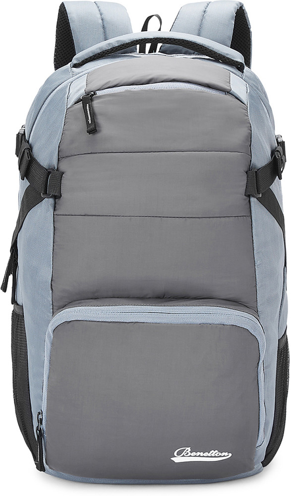 United Colors of Benetton Kenzo 32 L Laptop Backpack Grey Price in India Flipkart
