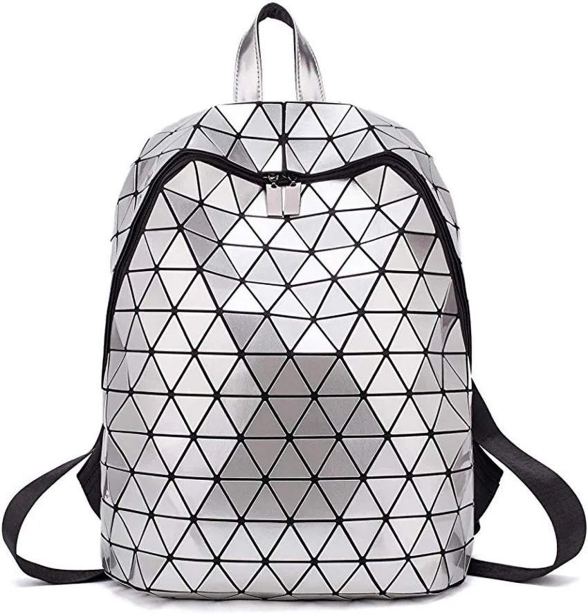 Iridescent shop geometric backpack