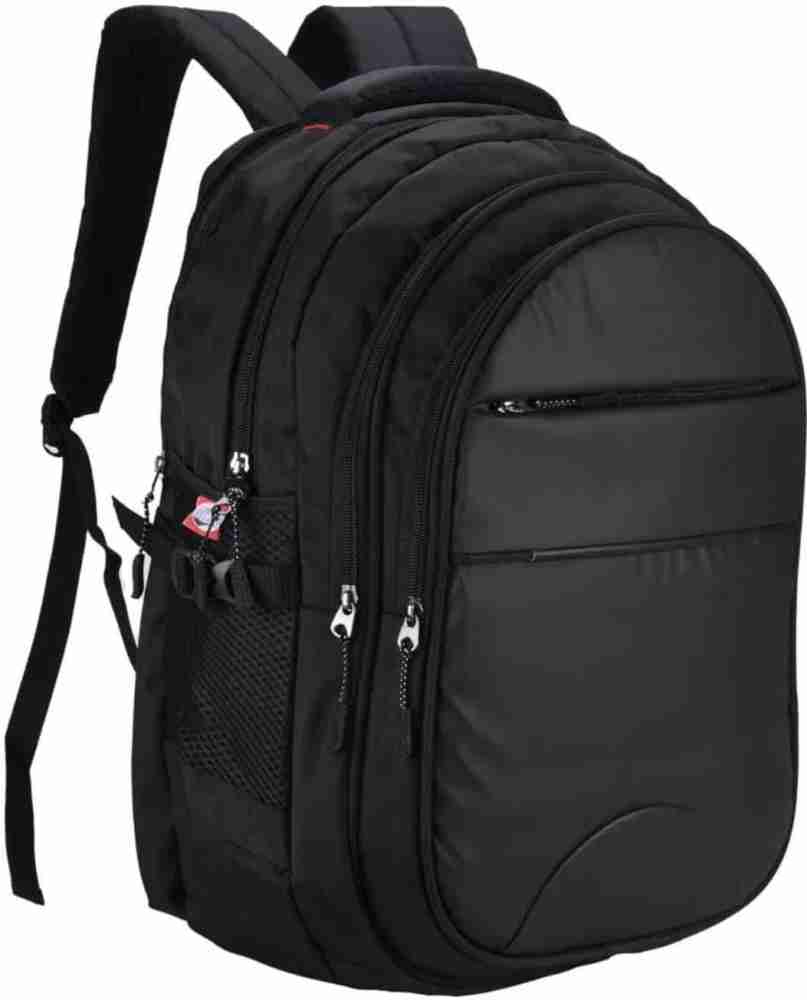 The Marka Big size Backpack Water Resistant For school Collage and Travel 40 L Backpack Black Price in India Flipkart