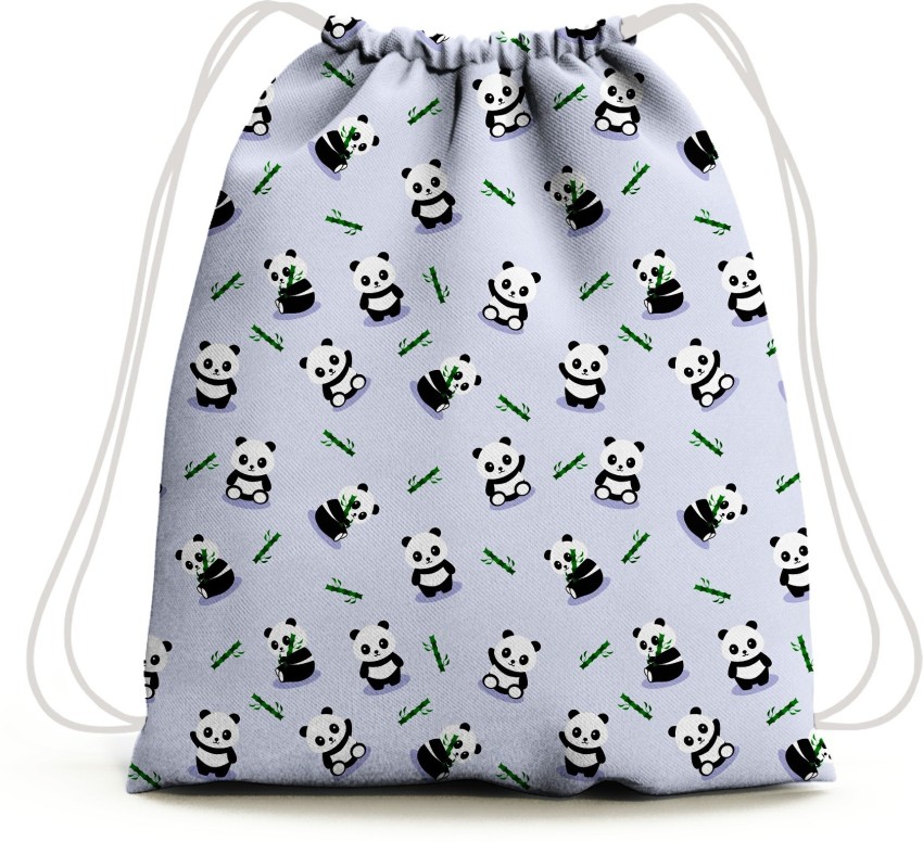 Panda drawstring outlet bag