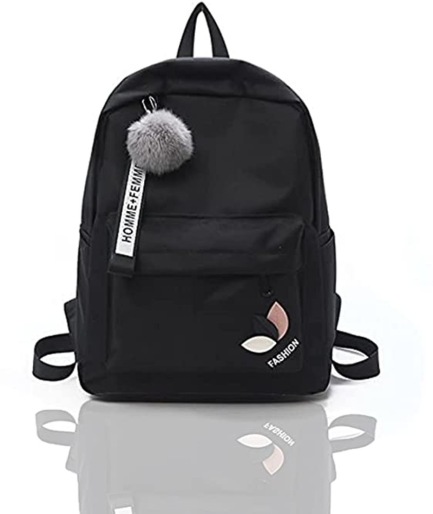 FULOD Girls Latest Stylish Cool Design School casual College Bag 15 L Backpack Black Price in India Flipkart