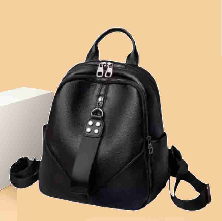 Little black backpack purse hot sale