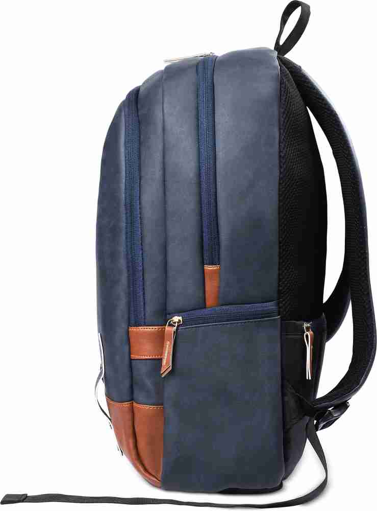 LEOCEROS Laptop Bags for Mens Casual Anti Theft Faux Leather