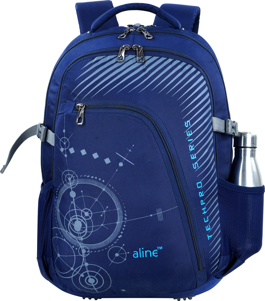 aline Printed Luxury Travel College Bag For Men and Women 35 L Laptop Backpack Blue Price in India Flipkart