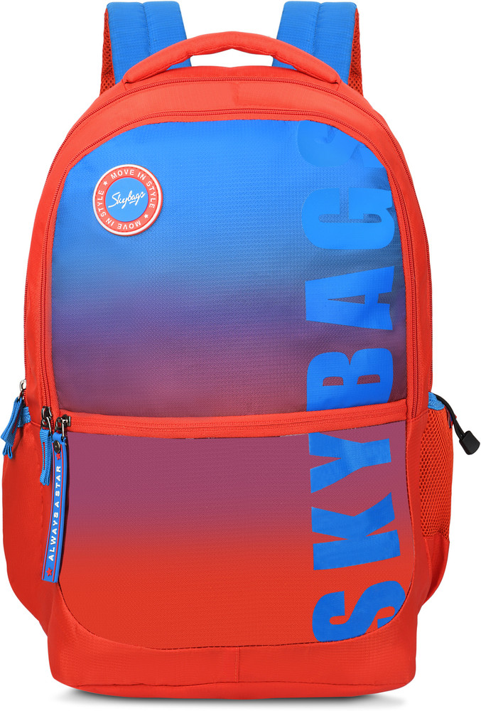SKYBAGS SQUAD PLUS 03 SCHOOL BACKPACK ORANGE 30 L Backpack Orange Price in India Flipkart