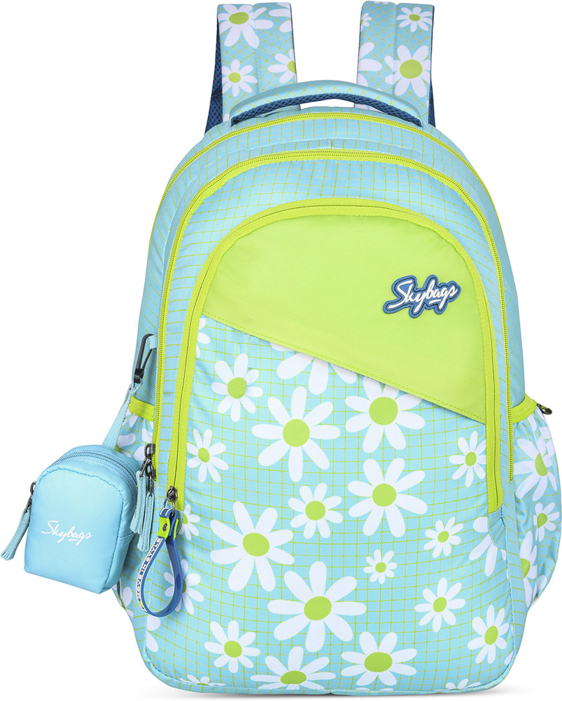 SKYBAGS Bloom 01 30L Lightweight Casual School Bag Neon Orange For Women 30 L Backpack