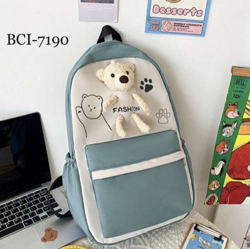 tanvi treasure Teddy Korean Style kawaii Travel Bag Cute Girl