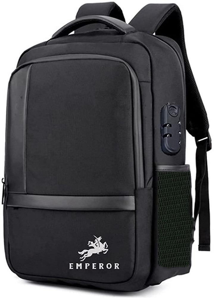 Emperor Zyden Anti Theft backpack with combination lock Laptop bag office bag college bag 32 L Laptop Backpack Black Price in India Flipkart