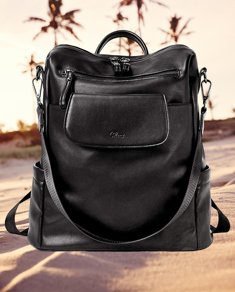 MomsyStore Medium Backpack Purse for Women Convertible Travel