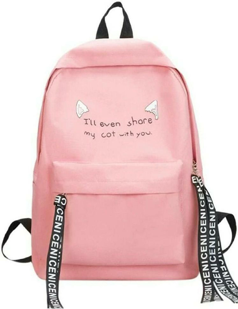 Pink backpack price discount