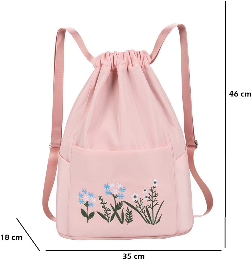 String Bag Floral Design with Embroidery Work  8 x 11 Inches  WBG0207   WBG02071 at Rs 4900  Gifts for all occasions by Wedtree