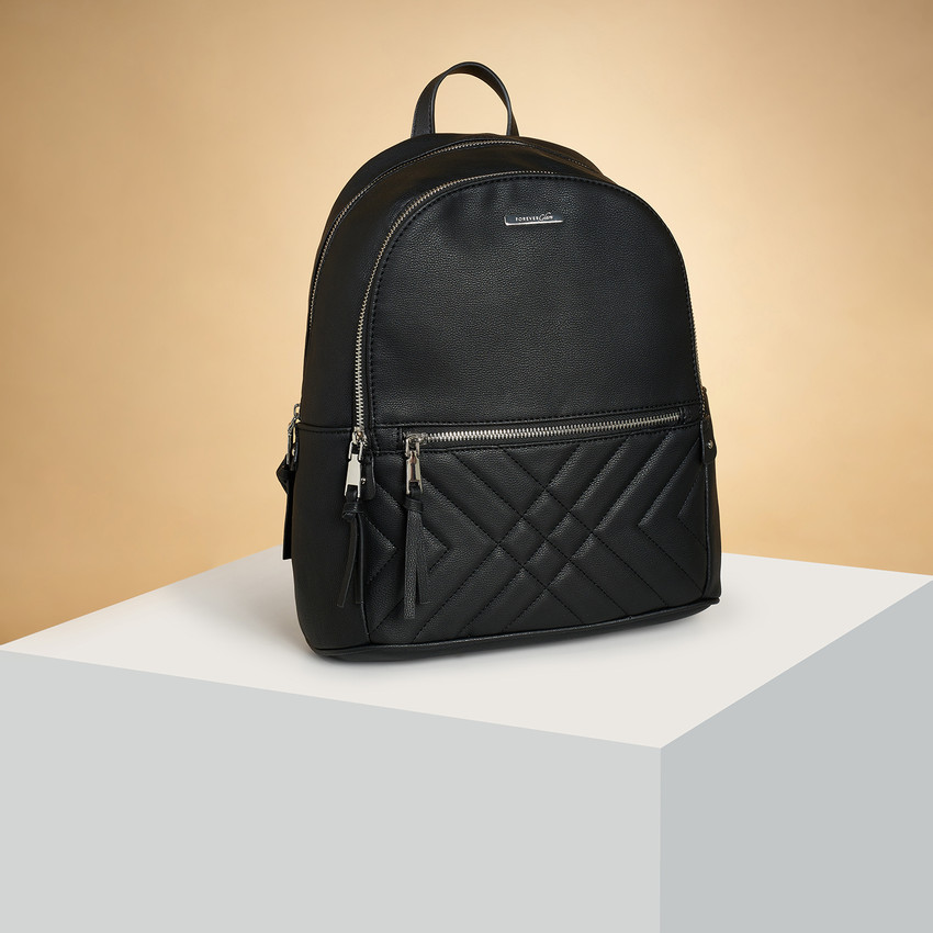 Forever Glam By Pantaloons 880012901BLACK 24 L Backpack BLACK Price in India Flipkart