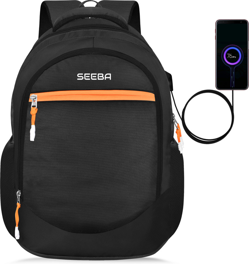 SEEBA Unisex Smart Bag With USB CHARGING PORT BVM Laptop Bag