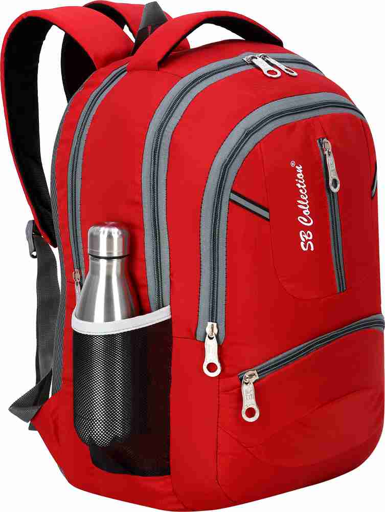 Red store school bag