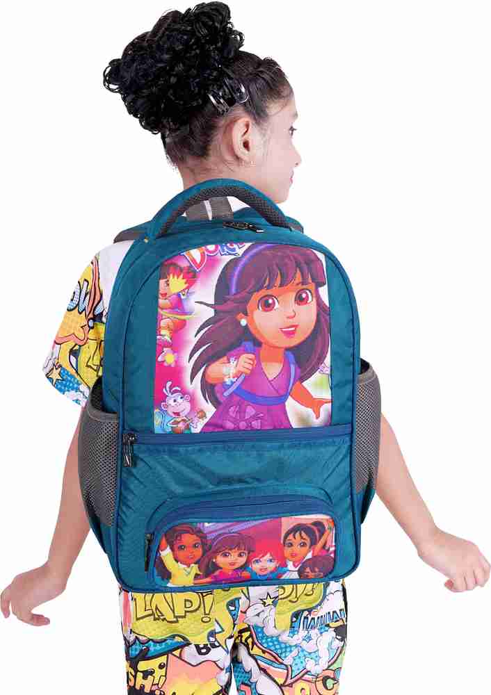 Wayaq DORA Super Hero School Bag for 1st 2nd 3rd 4th 5th Class Girls Boys 2 2Pocket 20 L Backpack Dora Price in India Flipkart