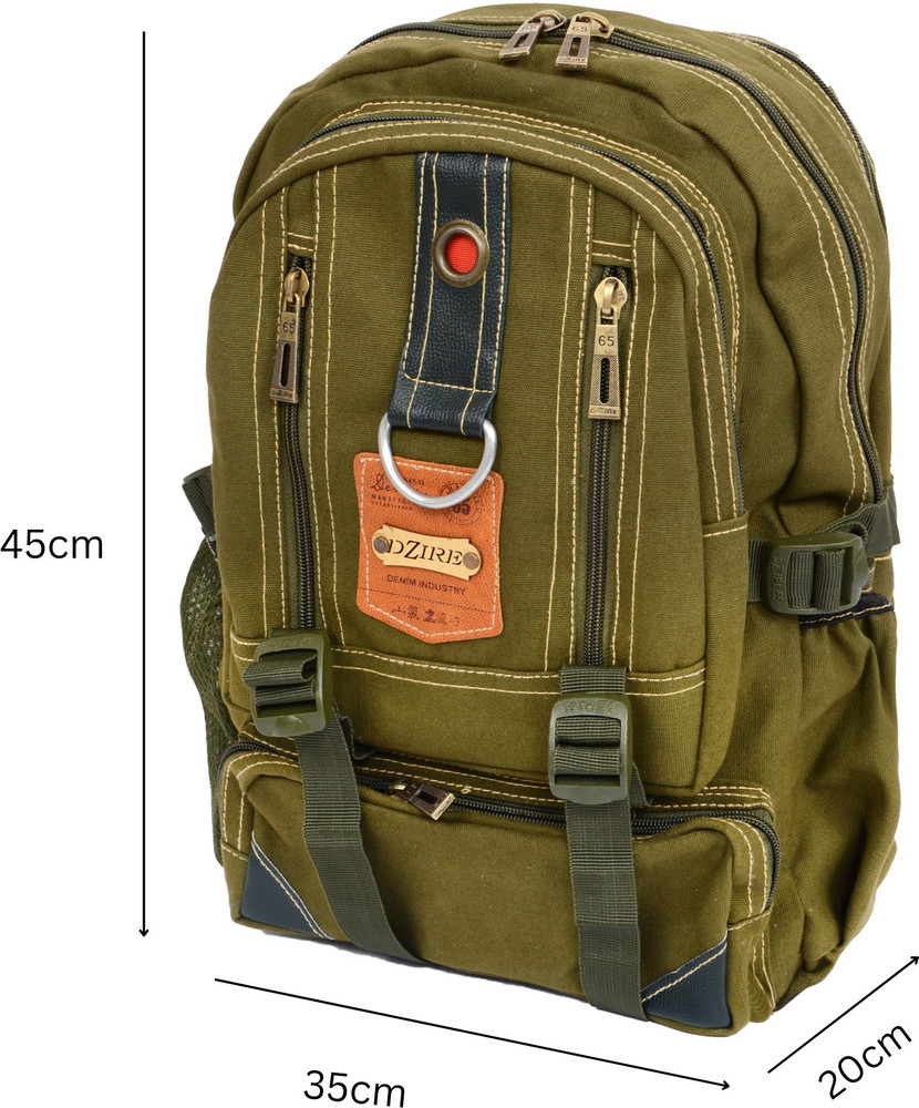 DZIRE Casual Denim Jeans School Bag For Men Women Cargo 36L Laptop