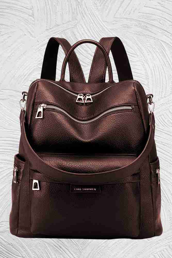 Elegant backpack purse sales