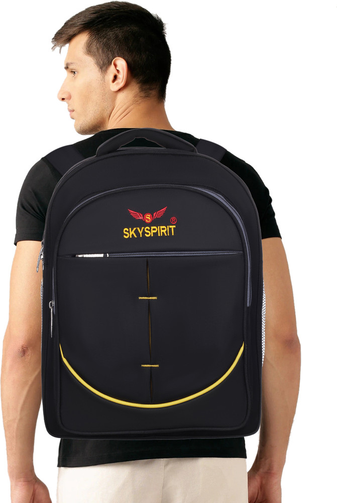 sky spirit 70L super premium heavey duty waterproof Backpack for School Collage Travelling 70 L Backpack black Price in India Flipkart