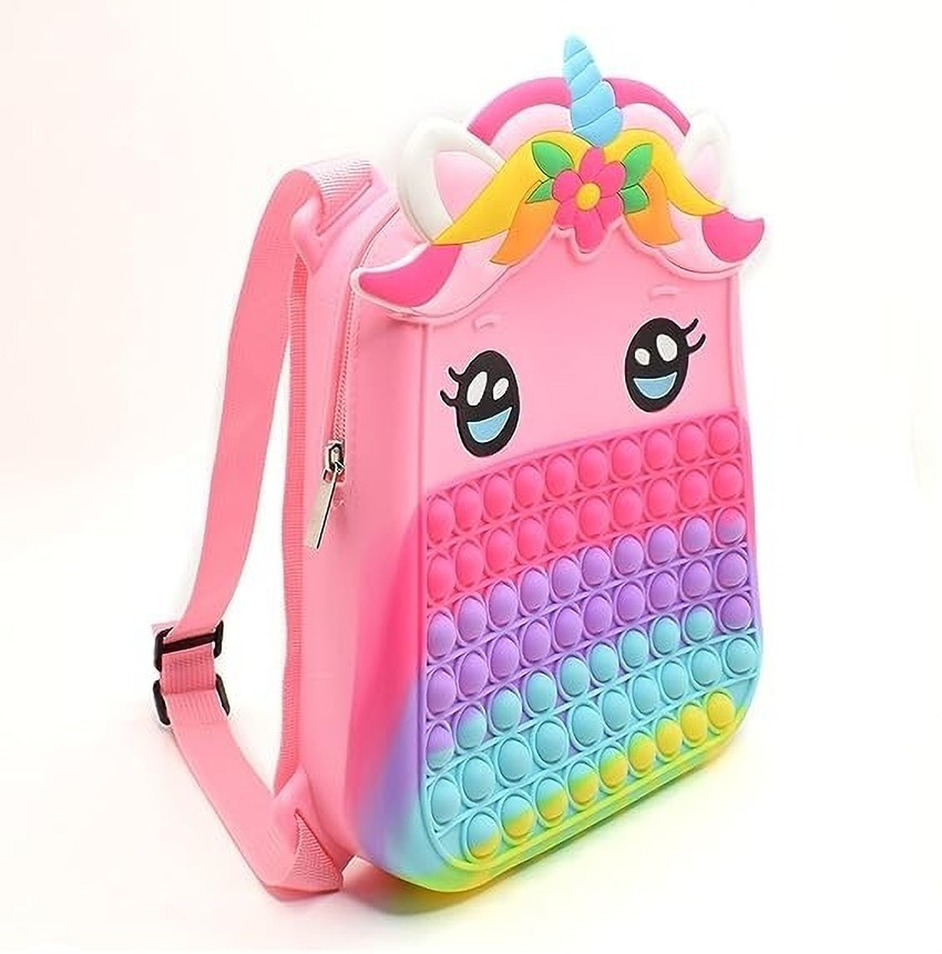 Rodio Casual Fancy Backpack Pop It Toy Bag for Girls Unicorn Design 5 L Backpack Purple Price in India Flipkart