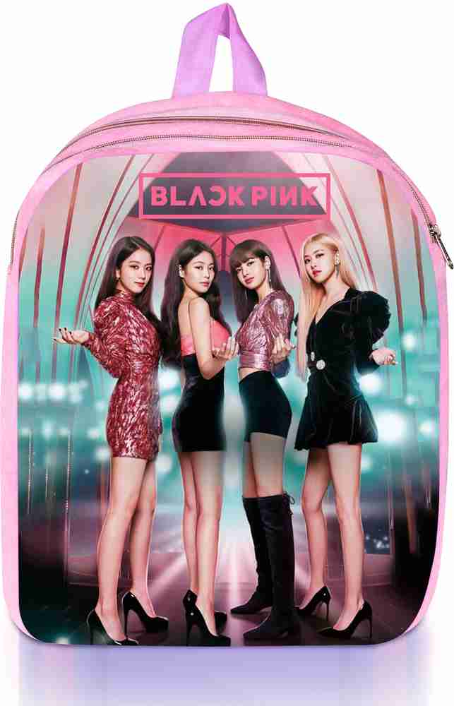 Black top pink bag