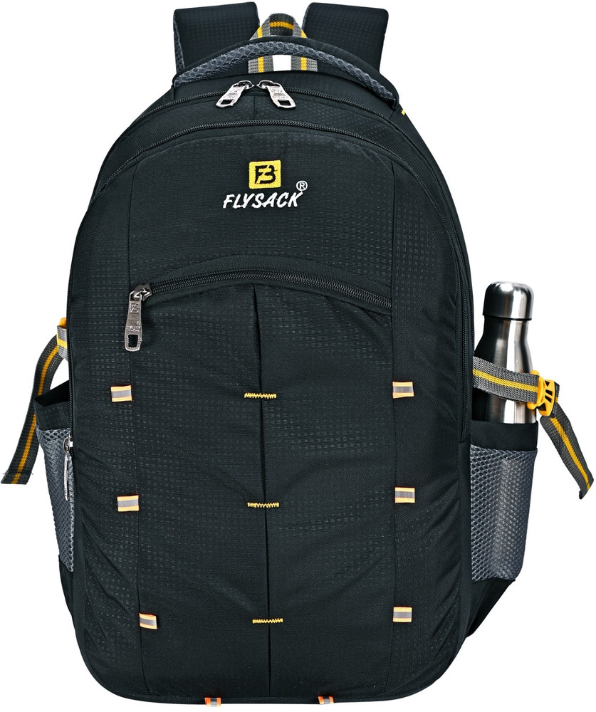 FLYSACK Large 45L For Unisex school college laptop travel backpack office bag 45 L Backpack BLACK Price in India Flipkart