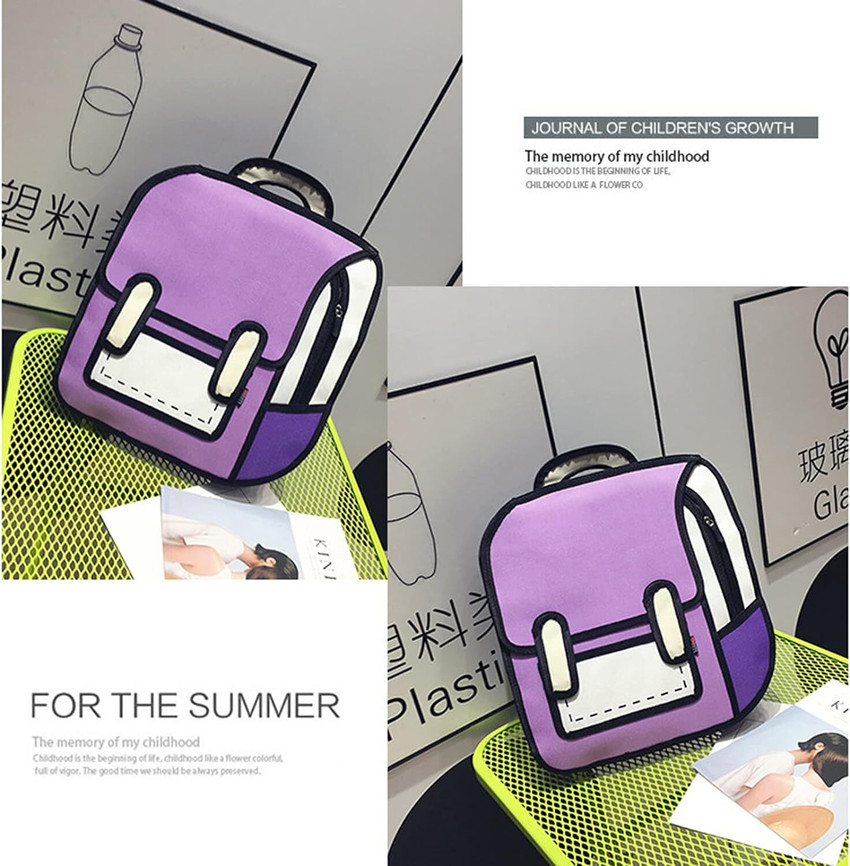 Jump From Paper creates '2D bags' that appear to be cartoons - ABC7 San  Francisco