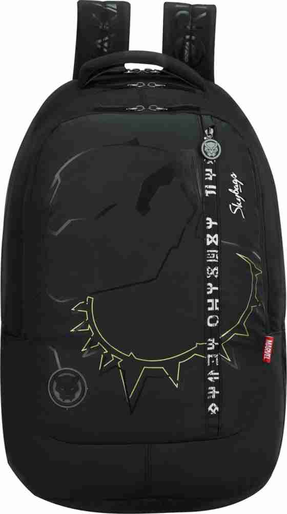 SKYBAGS Polyester 32L Marvel Extra College Backpack Black 32 L Backpack Black Price in India Flipkart