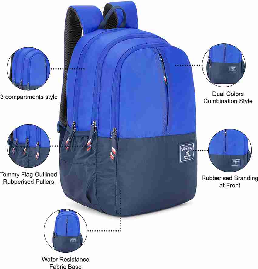 Tommy hilfiger 30 ltrs multicolour casual backpack sale