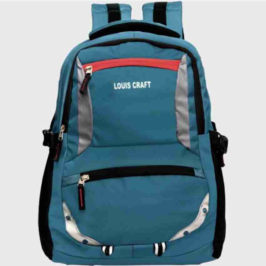 Louis Craft Large Laptop Backpack with Rain Cover 35L Men/Women(Sky Blue)  35 L Backpack