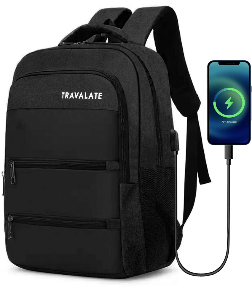 Multi pocket laptop backpack sales
