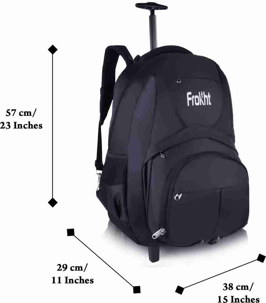 Flipkart frokht Trolley Luggage Cabin Size Bag 4 Wheel Travelling Backpack for Hiking Camping Trolley Trolley