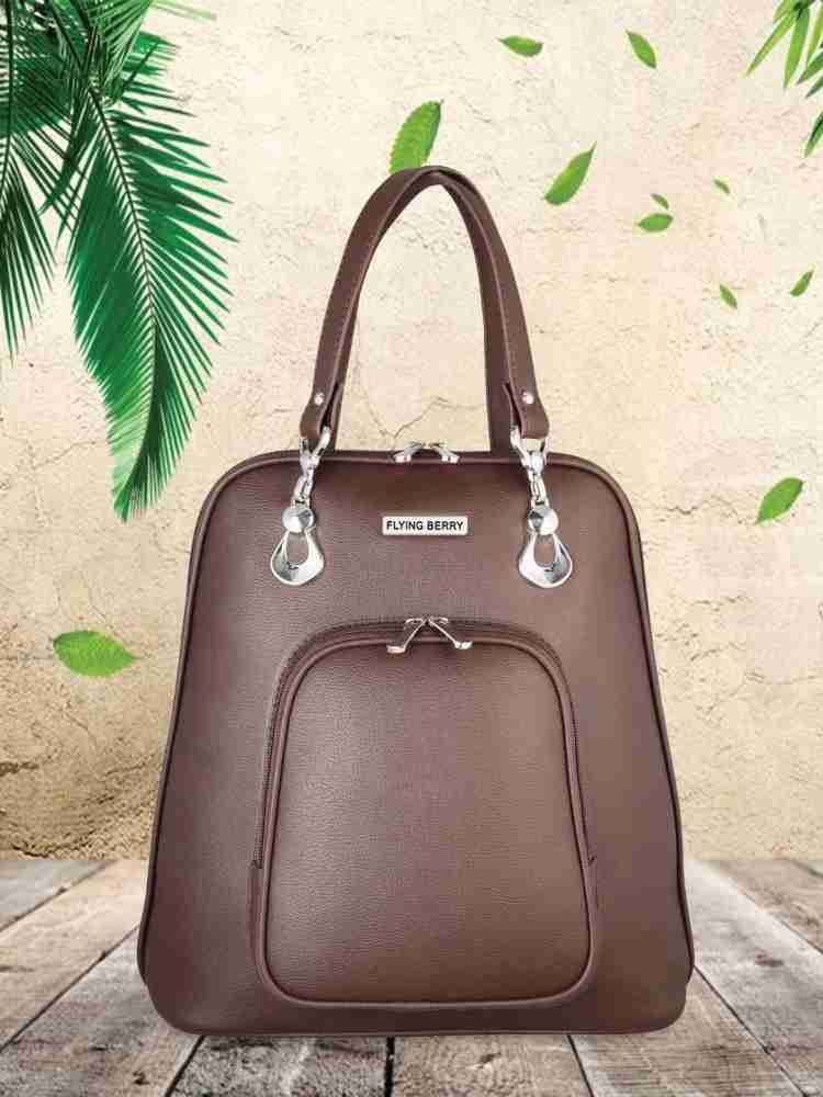 Flipkart FLYING BERRY Women Brown Handbag Backpacks