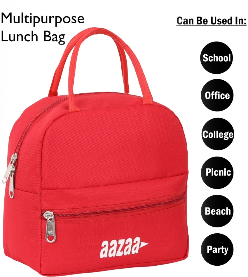 AAAZAA WOMEN and kids /TIFFIN BAG/lunch bag /Storage Bag  Waterproof Lunch Bag ( Red) 5L Waterproof Lunch Bag - Lunch Bag