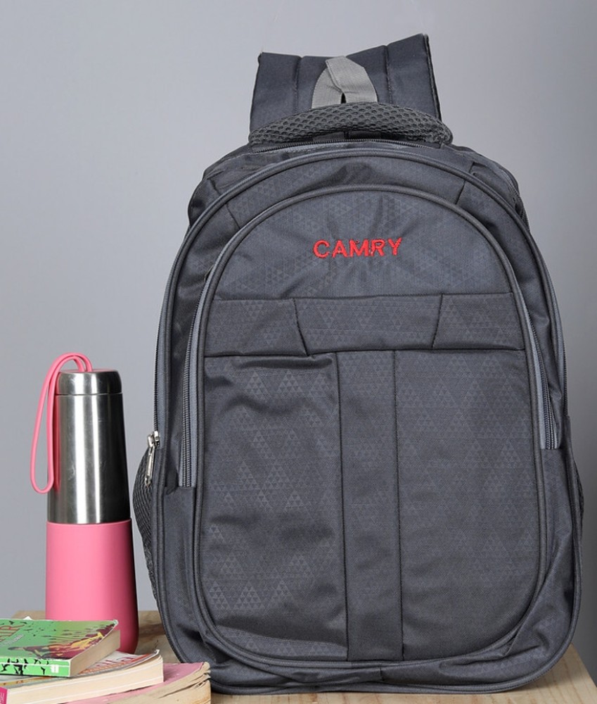 Flipkart Camry 008 Dark Grey School Bag School Bag School Bag