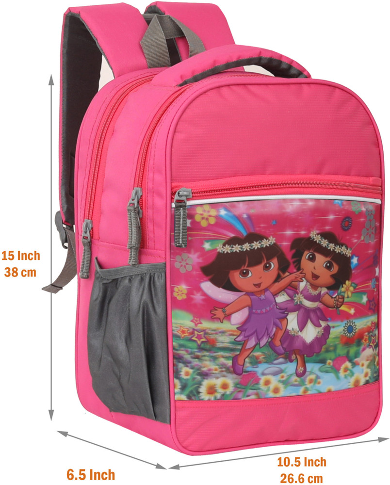 Flipkart PROWORK DORA School Bag 16 12 inch Pre School For Nursery LKG UKG 1st std Waterproof School Bag School Bag