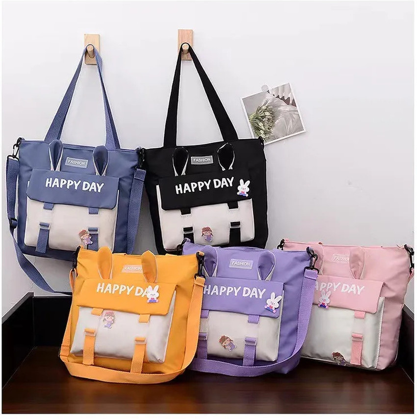 sameencollection Yellow Tote Nylon cloth women s bag new shoulder bag Korean version sweet and fashionable