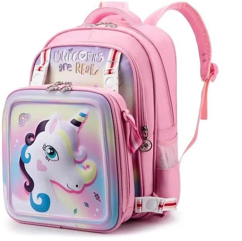 Flipkart PRANCING UNICORN Children s School bags Primary Bag 2 in 1 Spiderman Unicorn Backpack Backpack
