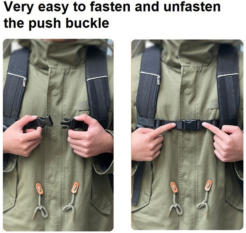 Chest belt backpack clearance