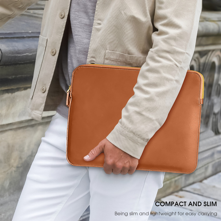 Flipkart Gripp Luxury Premium Leather Sleeve Bag Case for 14 inch Macbook and Waterproof Laptop Sleeve Cover Laptop Sleeve Cover