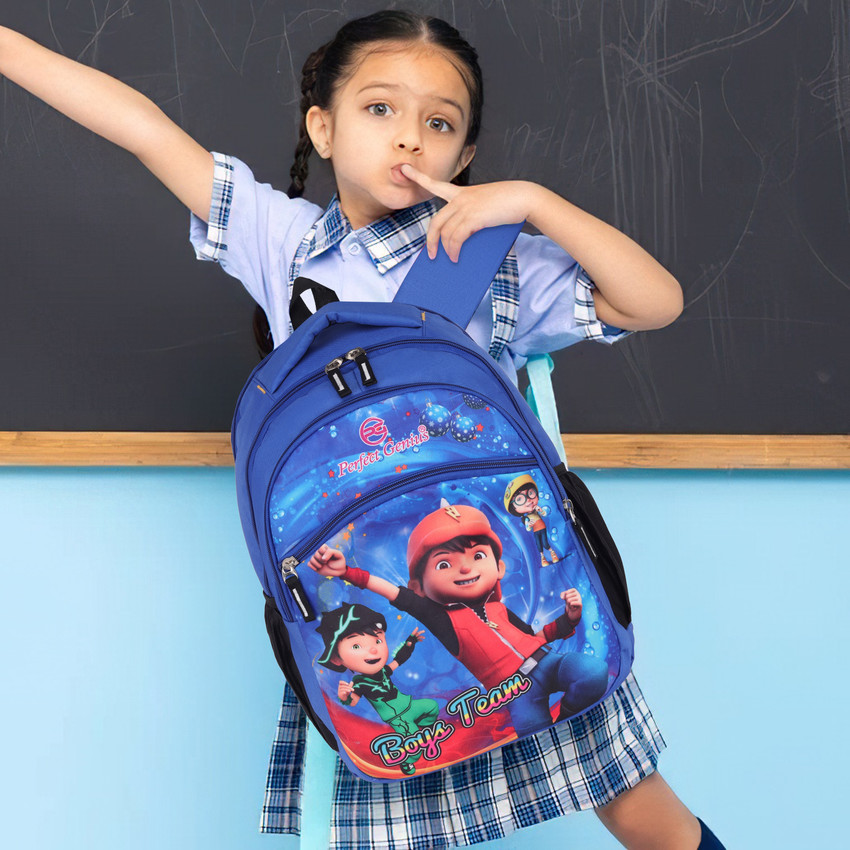 PERFECT GENIUS Kids Stylish Junior School Bag Backpacks Cartoon Boy Girl Baby 3 9 Years Waterproof School Bag