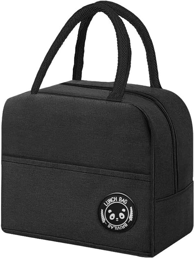Flipkart Regitx Insulated Lunch Bag for Women Men Black Color Waterproof Lunch Bag Lunch Bag