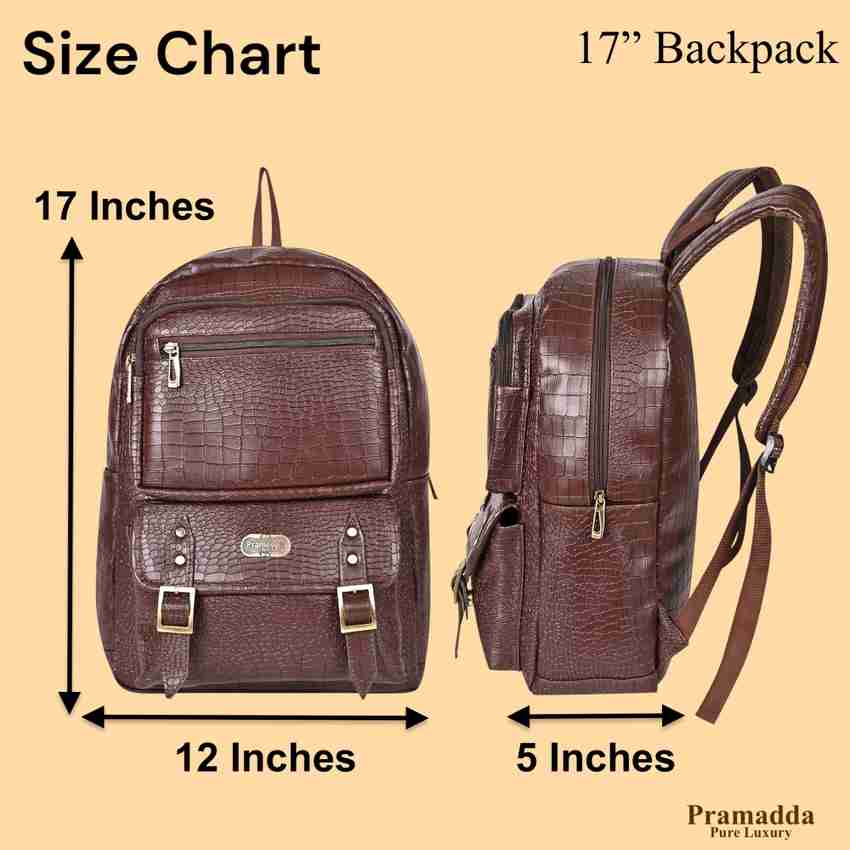 Flipkart Pramadda Pure Luxury Elegant Leather school bag for boys for class 8th 9th 10th 11th 12th Standard. Waterproof School Bag School Bag