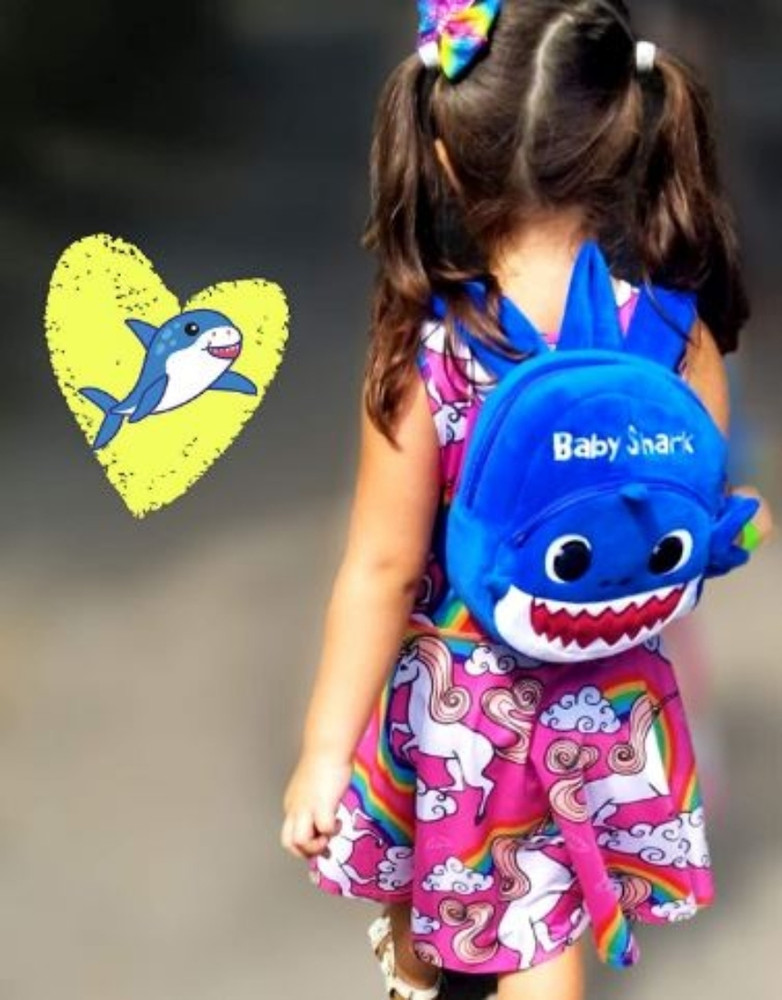 Baby shark school bag hotsell