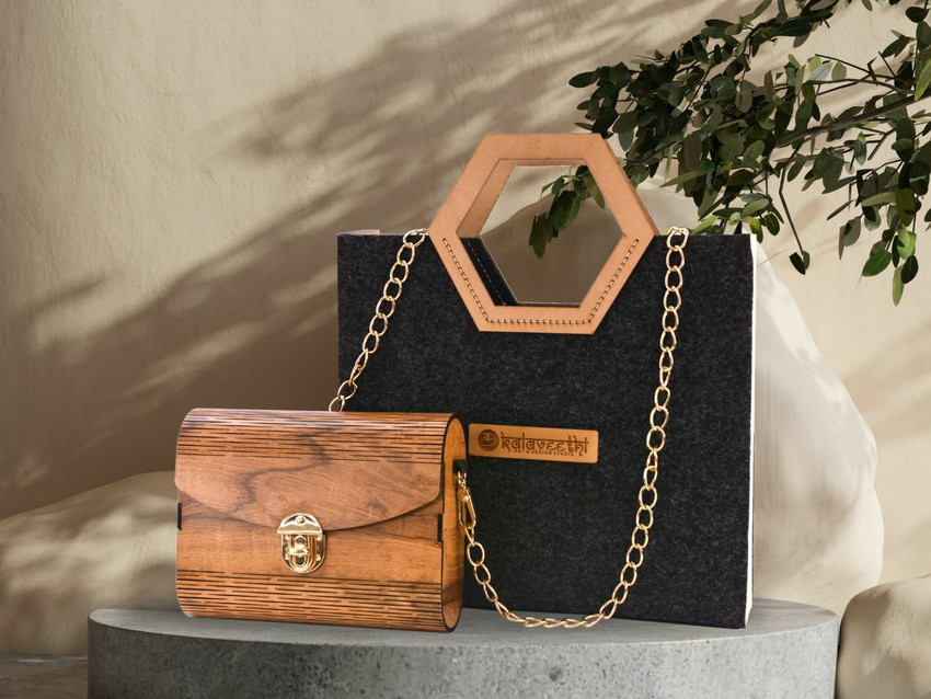 Antique wooden purse sale