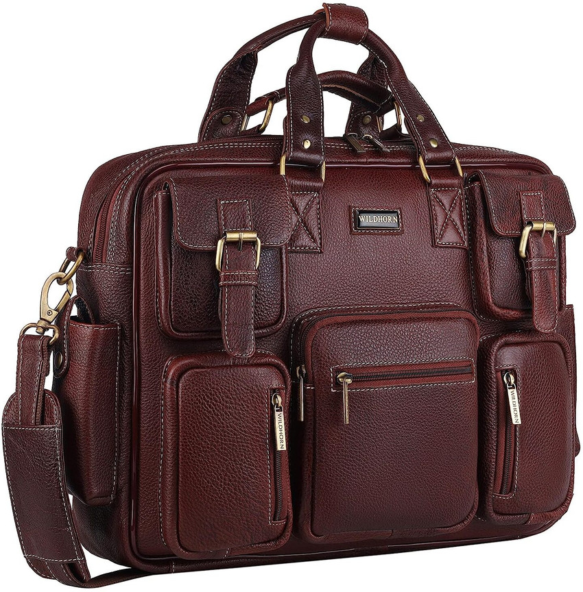 Wildhorn leather laptop bags best sale